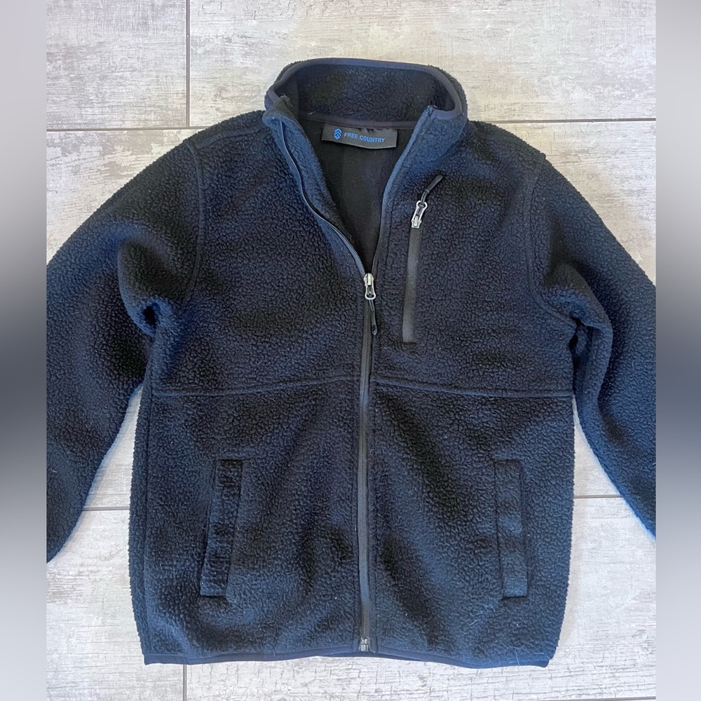 Free country warm kids jacket boys size 10 EUC - Picture 2 of 3